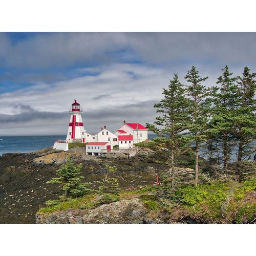 Canada-Campobello Island East Quoddy Head Lighthouse at the northernmost tip of Campobello Island